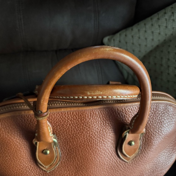Dooney & Bourke Tan Leather Travel Bag - Picture 3 of 8